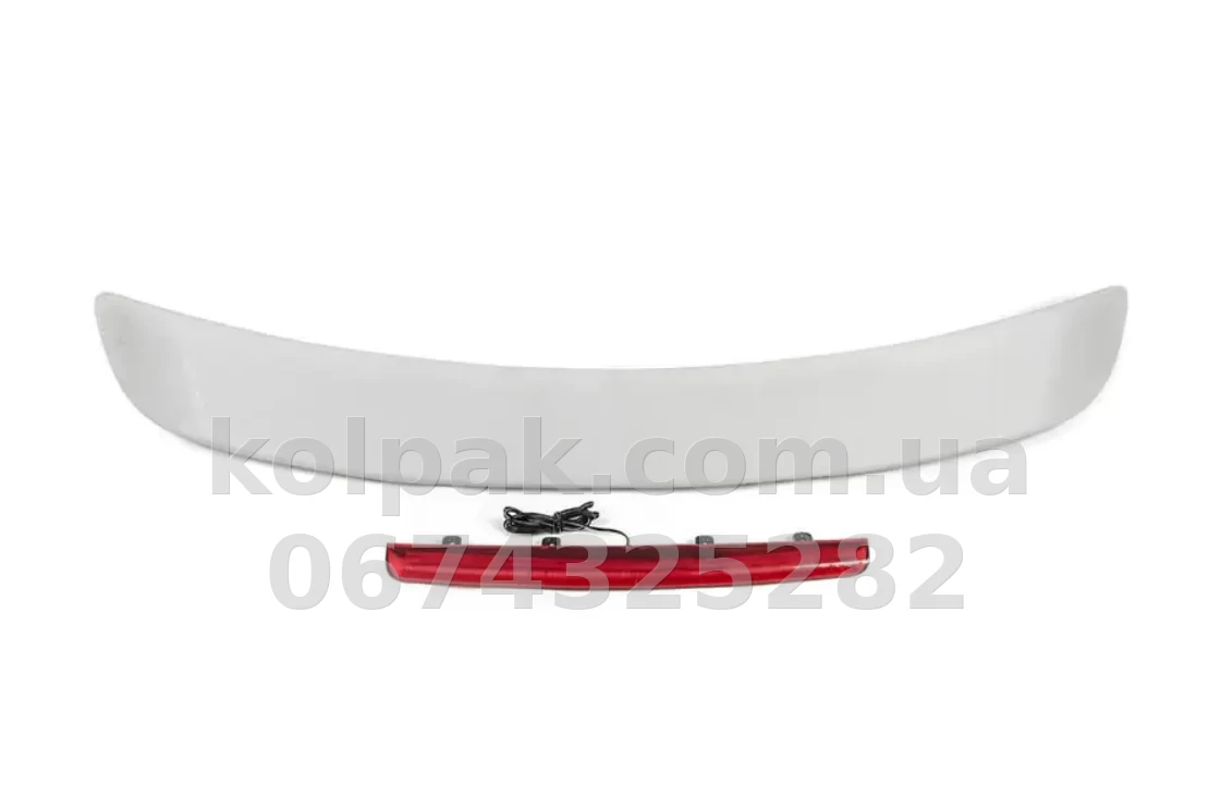 Спойлер кришки багажника Renault Symbol SD 2008-2013 склопластик, під фарбування AVTM 6110501 Спойлер кришки багажника Renault Symbol SD 2008-2013 склопластик, під фарбування AVTM 6110501 — фото 1