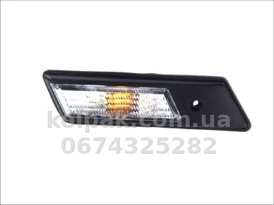 Right indicator light BMW 3-Series (E36) 1990-1996/5-Series (E34) 1988-1997/7-Series (E32) 1987-1994, wing-mounted, white, Depo, 444-1401R-UE-C — photo 2