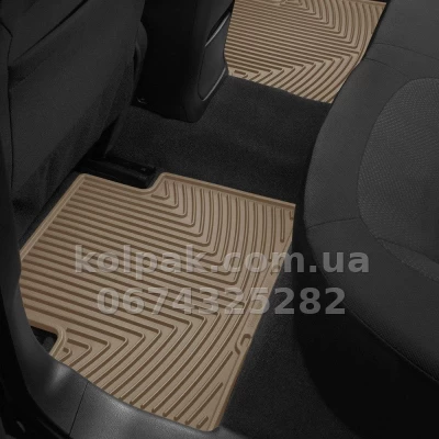 Floor mats for BMW 3-Series E46/E93 2000-2013 beige, rear, Weathertech W261TN — photo 2