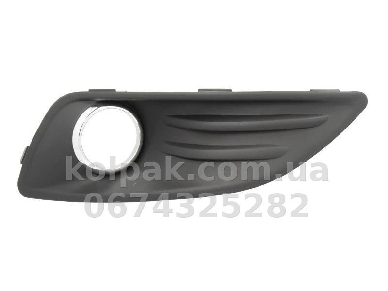 Ліва решітка бампера Ford Fiesta 2013-2017, з отвором для протитуманної фари, AVTM, 1820622, 2816 917 Ліва решітка бампера Ford Fiesta 2013-2017, з отвором для протитуманної фари, AVTM, 1820622, 2816 917 — фото 1