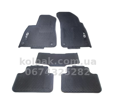 Original rubber floor mats for Audi Q7 2015–2026 HAVOC — photo 6