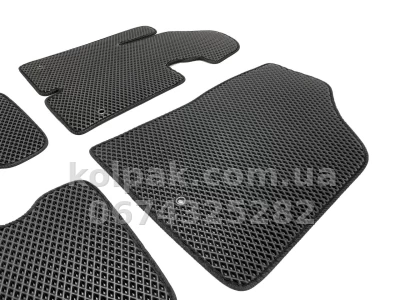 Килимки в салон Hyundai Santa Fe 2012-2018, EVA, чорні, 5 шт., AVTM BLCEV1236 — фото 6