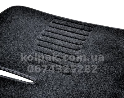 Ворсові килимки в салон Chevrolet Aveo 2005-2011, чорні, 5 шт., AVTM BLCCR1076 Ворсові килимки в салон Chevrolet Aveo 2005-2011, чорні, 5 шт., AVTM BLCCR1076 — фото 4