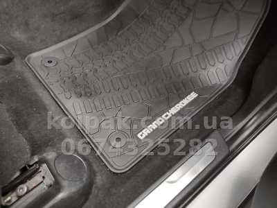 Оригінальні гумові килимки в салон Jeep Grand Cherokee 2011–2021 HAVOC, повний комплект — фото 14