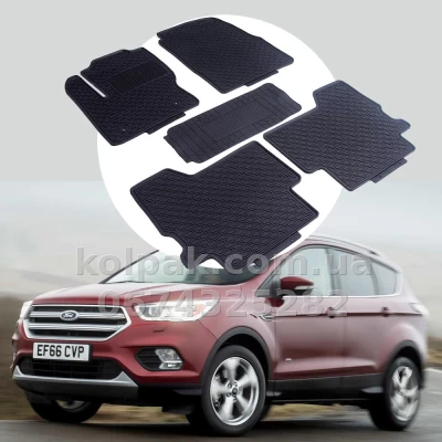 Original rubber floor mats for Ford Kuga from 2012–2019 HAVOC — photo 2