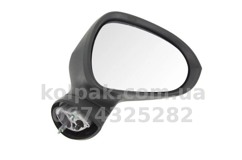 Праве бічне дзеркало Seat Ibiza 5 2008-, у зборі, електричне регулювання, із підігрівом, ґрунтовка, опукле, 5 Pins, AVTM, 186140803 Праве бічне дзеркало Seat Ibiza 5 2008-, у зборі, електричне регулювання, із підігрівом, ґрунтовка, опукле, 5 Pins, AVTM, 186140803 — фото 1