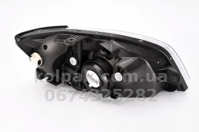 Передня ліва фара Hyundai Getz 2002-2004, H4, електричне регулювання, без коректора, Depo, 221-1118L-LD-EM — фото 2