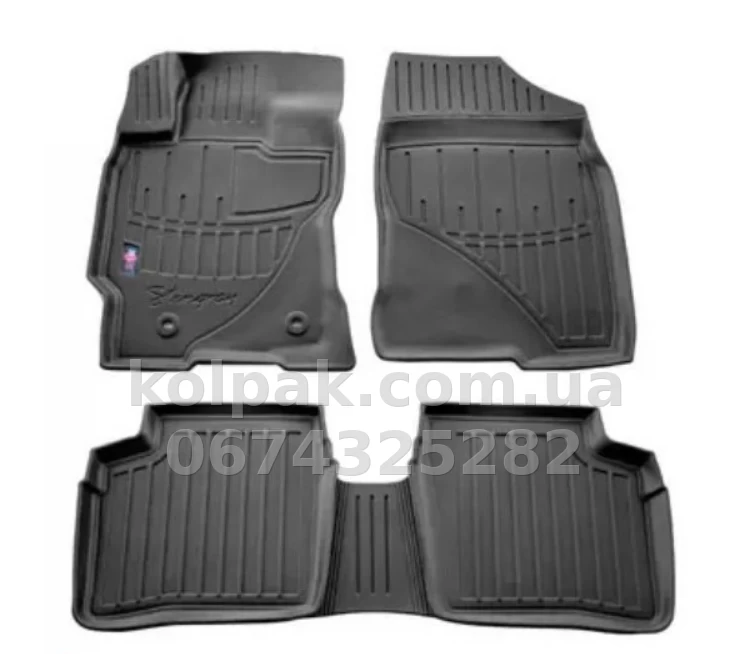 Polyurethane floor mats for Lexus NX AZ20 2021-, with raised edges, 5 pcs, Stingray, 5028035 Polyurethane floor mats for Lexus NX AZ20 2021-, with raised edges, 5 pcs, Stingray, 5028035 β photo 1