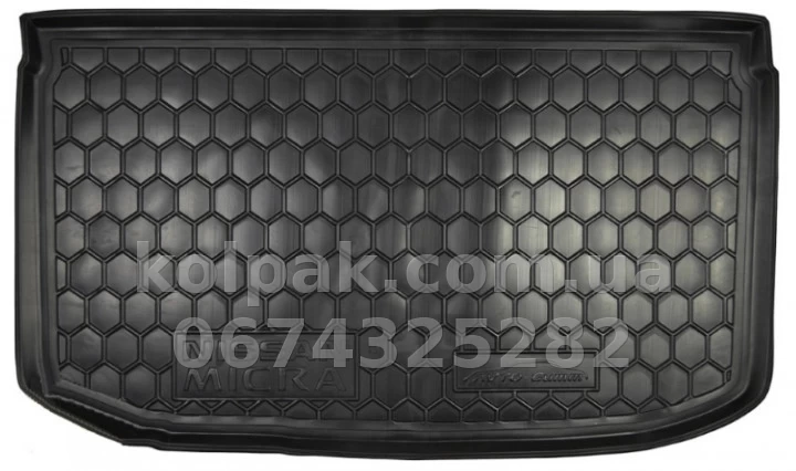 Boot mat for Nissan Micra 2013-, 211322 Avto-Gumm Boot mat for Nissan Micra 2013-, 211322 Avto-Gumm β photo 1