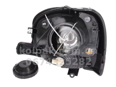 Front right headlight Renault Kangoo 1997-2003, H4, electric adjustment, Depo, 551-1127R-LD-EM — photo 2