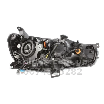 Передня ліва фара Mitsubishi Lancer 10 2007-, HB4/HB3, чорна рамка, електричне регулювання, Depo, 214-1190L-LDEM2 — фото 2