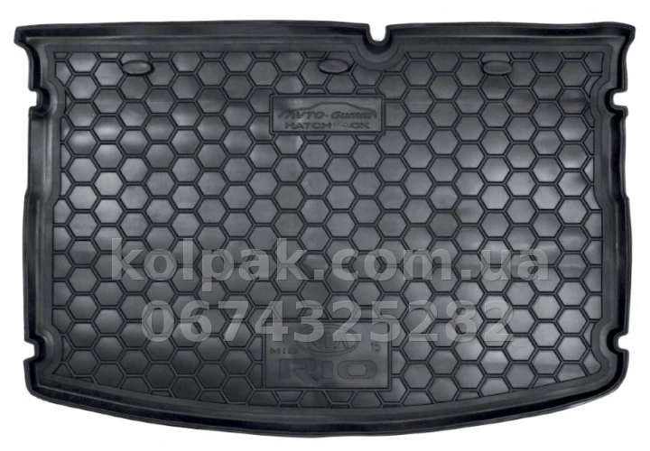 Boot mat for Kia Rio HB 2015-, Mid, without organiser, 111493 Avto-Gumm Boot mat for Kia Rio HB 2015-, Mid, without organiser, 111493 Avto-Gumm β photo 1