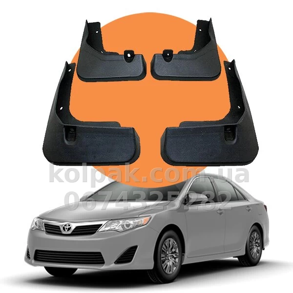 Mud flaps for Toyota Camry v50 2011β2014 pre-facelift HAVOC Original set Mud flaps for Toyota Camry v50 2011β2014 pre-facelift HAVOC Original set β photo 1