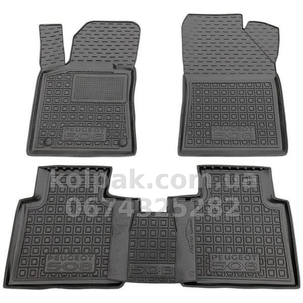 Floor mats for Peugeot 508 2018-, Avto-Gumm, 11781 Floor mats for Peugeot 508 2018-, Avto-Gumm, 11781 β photo 1
