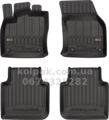Килимки в салон Skoda Kodiaq 2017-/Seat Tarraco 2018-, Proline 3D, Frogum, FG 3D407275