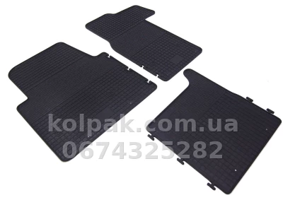 Floor mats for Renault Master 3/Opel Movano 2 2011-, 3 pcs, Polytep, 48789 — photo 3