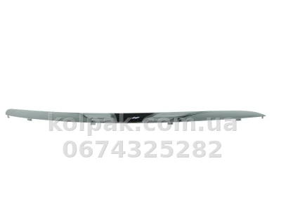 Правий молдинг переднього бампера Volkswagen Golf 5 Variant 2007-2009, хром, AVTM, 1K0807244A, 189544926 Правий молдинг переднього бампера Volkswagen Golf 5 Variant 2007-2009, хром, AVTM, 1K0807244A, 189544926