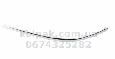 Правий молдинг заднього бампера Volkswagen Passat B6 SD 2005-2010, хром, AVTM, 3C5807460A2ZZ, 187407972 Правий молдинг заднього бампера Volkswagen Passat B6 SD 2005-2010, хром, AVTM, 3C5807460A2ZZ, 187407972