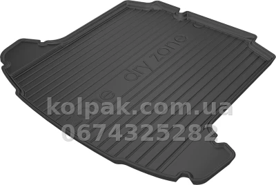 Boot mat for Skoda Rapid LB 2012-2019, without two-level boot floor, with side recesses, Dry-Zone, Frogum FG DZ405981 — photo 3