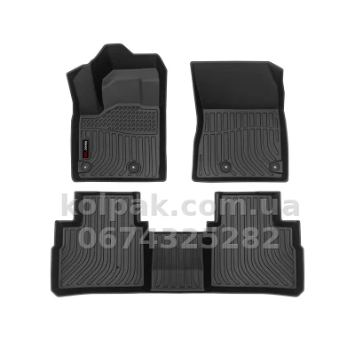 Всепогодні килимки в салон Nissan X-Trail/Rogue T33 2021–2026 HAVOC™ Maximum Coverage — фото 2