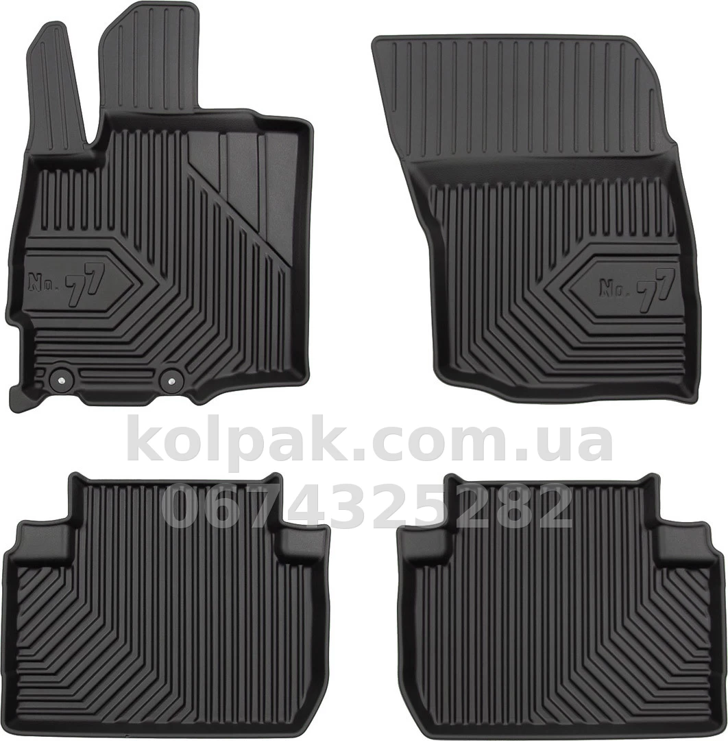 Floor mats for Mitsubishi Outlander 2012-, with raised edges, Frogum, FG 77408319 Floor mats for Mitsubishi Outlander 2012-, with raised edges, Frogum, FG 77408319 β photo 1