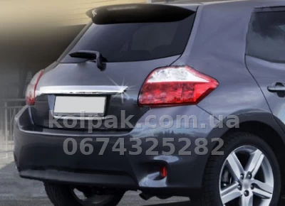 Chrome number plate trim Toyota Auris 2007-2010, OmsaLine, 7007052 — photo 3