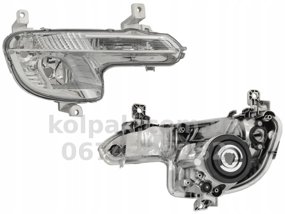 Передня права протитуманна фара Peugeot 508 2011-2014, без ламп, з функцією DRL, Depo, 550-2016R-UE Передня права протитуманна фара Peugeot 508 2011-2014, без ламп, з функцією DRL, Depo, 550-2016R-UE — фото 1