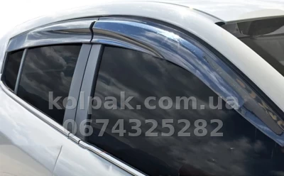 Window wind deflectors for KIA Sorento 2002-2009 K06 HIC — photo 3