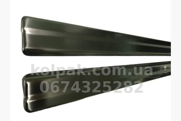 Chrome door sill trims (2 pcs) Nissan Juke 2010-, Carmos, 6450132 Chrome door sill trims (2 pcs) Nissan Juke 2010-, Carmos, 6450132 β photo 1