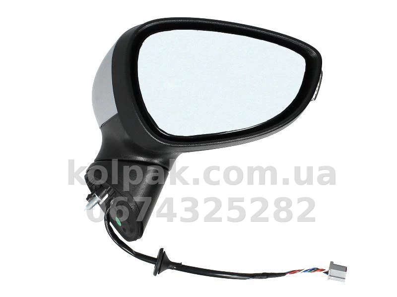 Праве бічне дзеркало Ford Fiesta 2008-2013, у зборі, електричне регулювання, асферичне, ґрунтовка, із поворотом, AVTM, 1594573, 186114394 Праве бічне дзеркало Ford Fiesta 2008-2013, у зборі, електричне регулювання, асферичне, ґрунтовка, із поворотом, AVTM, 1594573, 186114394 — фото 1