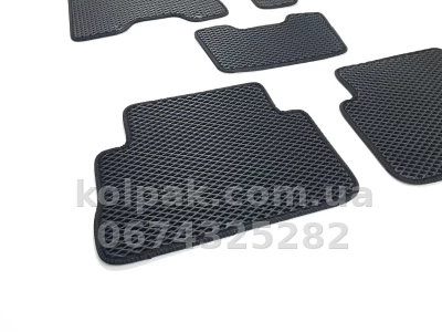 Килимки в салон Nissan X-Trail T31 2007-2014, EVA, чорні, 5 шт., AVTM BLCEV1433 — фото 5