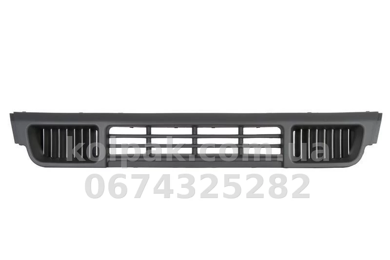 Решітка бампера Volkswagen T5 2003-2009, середня, AVTM, 7H08077197G9, 7405 920 Решітка бампера Volkswagen T5 2003-2009, середня, AVTM, 7H08077197G9, 7405 920 — фото 1