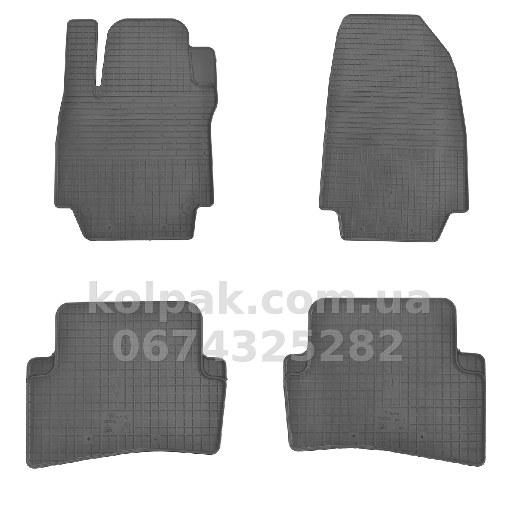 Floor mats for Renault Captur 2013-/Clio 3 2005-/Clio 4 2012-, 4 pcs, Stingray, 1018084 Floor mats for Renault Captur 2013-/Clio 3 2005-/Clio 4 2012-, 4 pcs, Stingray, 1018084 β photo 1