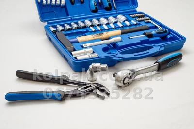 Tool set 1/4", 1/2" 56 pieces (plastic case) MG10056 MAGMA — photo 4
