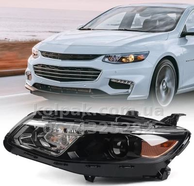 Передня ліва фара Chevrolet Malibu 2016-2019, електричне регулювання, Depo, A351107LAS2 — фото 2