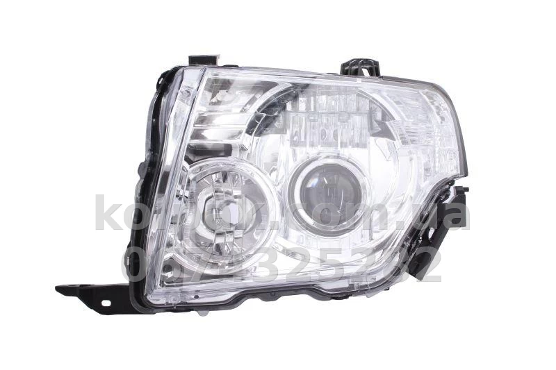 Передня ліва фара Mitsubishi Pajero 4 2007-2009, xenon D2S/H9, електричне регулювання, Depo, 214-1186L-LDHEM Передня ліва фара Mitsubishi Pajero 4 2007-2009, xenon D2S/H9, електричне регулювання, Depo, 214-1186L-LDHEM — фото 1