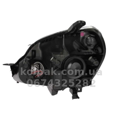 Front right headlight Opel Zafira B 2005-2006, H7/H1 black, electric adjustment, Depo, 442-1149R-LDEM2 Front right headlight Opel Zafira B 2005-2006, H7/H1 black, electric adjustment, Depo, 442-1149R-LDEM2 β photo 2