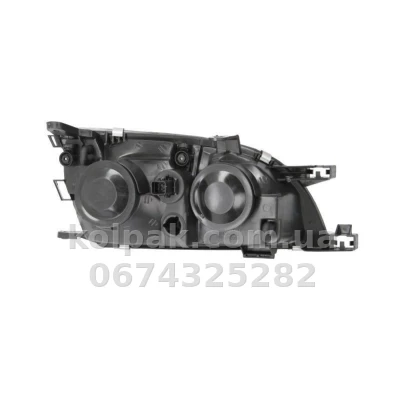 Передня ліва фара Toyota Avensis 1997-2010, H7/H1, електричне регулювання, Depo, 212-1187L-LD-EM — фото 2