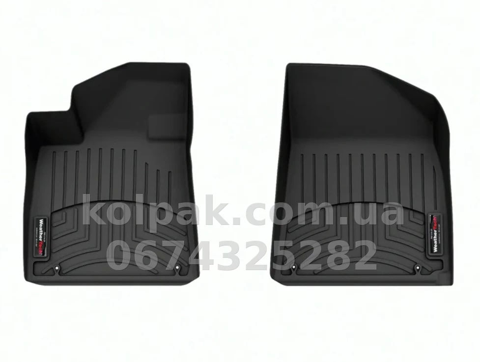 Floor mats for Hyundai Ioniq 6 2023- front, black, hooks Weathertech 4418081 Floor mats for Hyundai Ioniq 6 2023- front, black, hooks Weathertech 4418081 β photo 1