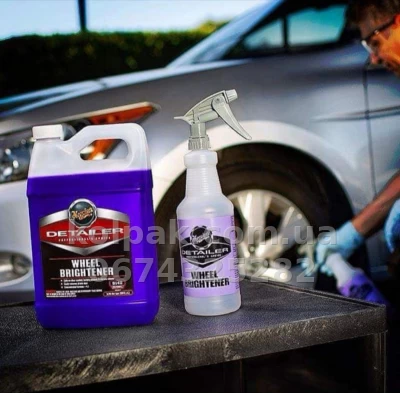 Concentrate for cleaning wheel rims Meguiars Detailer Wheel Brightener 3,79 L Meguiars D14001 — photo 3