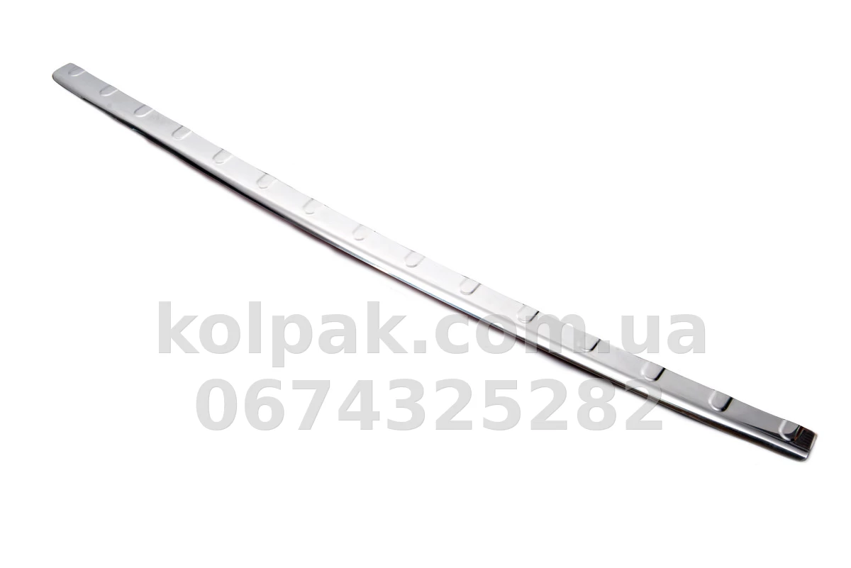 Chrome rear bumper protector Audi Q3 2010-, Carmos, 645161513 Chrome rear bumper protector Audi Q3 2010-, Carmos, 645161513 β photo 1