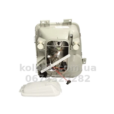 Front left headlight Volkswagen LT35 1995-2006, H1/H1, electric/manual adjustment, Depo, 441-1143L-LD-EM — photo 2