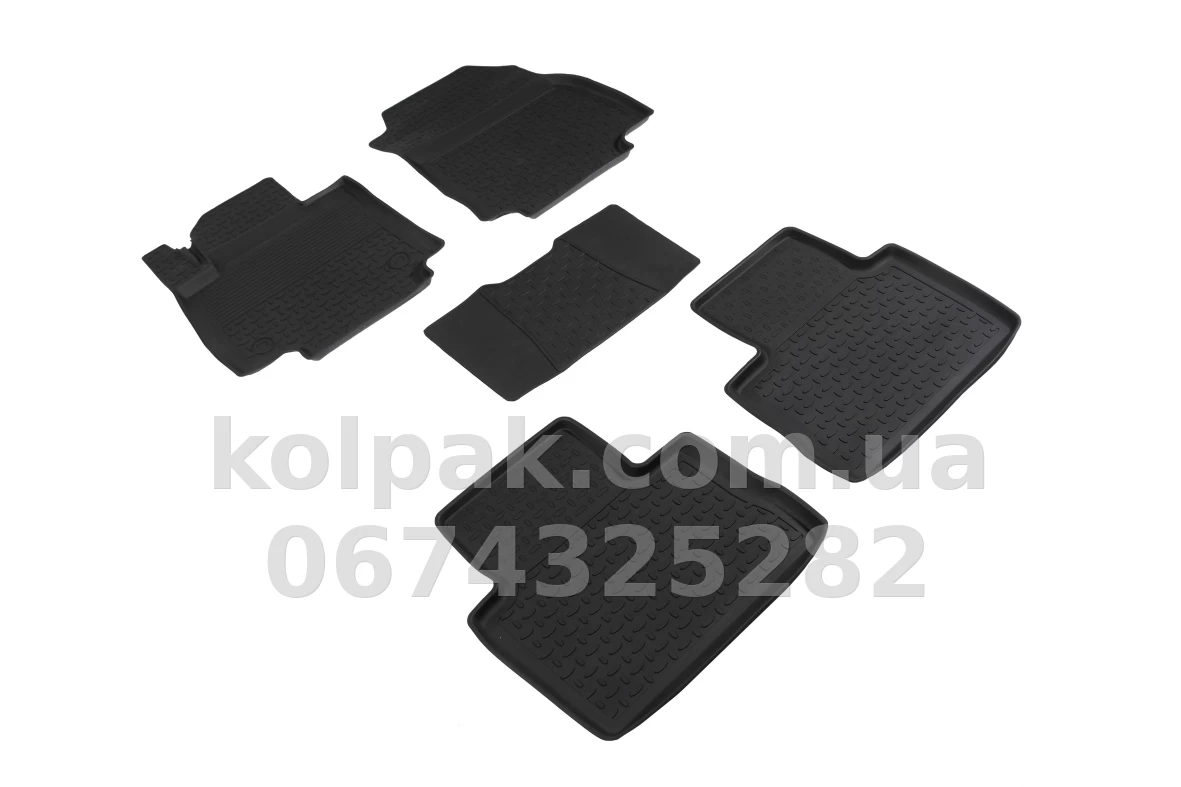 Floor mats for Toyota Rav4 2019-, automatic transmission, Rubber, 5 pcs, Seintex, 92946 Floor mats for Toyota Rav4 2019-, automatic transmission, Rubber, 5 pcs, Seintex, 92946 β photo 1
