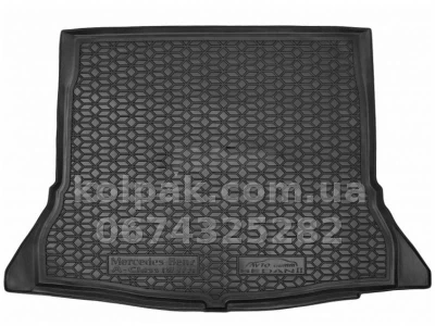 Поліуретановий килимок у багажник Mercedes-Benz A-Class W177 SD, з вушками, Avto-Gumm 111853
