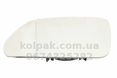 Лівий вкладиш дзеркала Skoda Octavia A5 2004-2008/Volkswagen Polo 2005-2008, асферичний, AVTM, 1Z1857521, 186401111