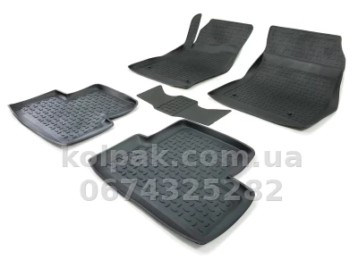 Floor mats for Chevrolet Cruze 2009-2015/Opel Astra J 2010-2017, Rubber, 5 pcs, Seintex, 01443 — photo 2