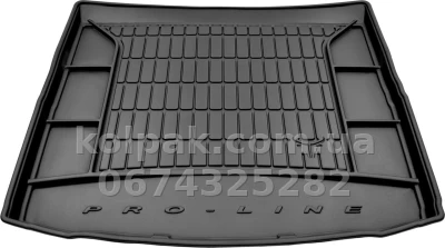 Boot mat for Seat Leon SW 2012-2020, lower level, Pro-Line, Frogum FG TM549307 — photo 2