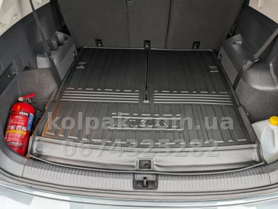 HAVOC 3D boot mat for Volkswagen Tiguan Allspace I (BW) 2017–2024, 7 seats — photo 2