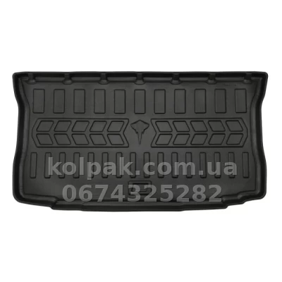 Килимок у багажник Toyota Yaris P1 HB 1999-2006 з бортиком, поліуретан Stingray 6022581