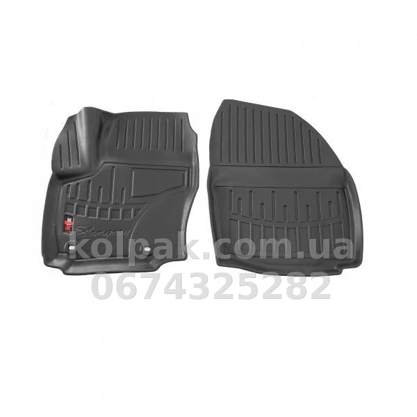 Polyurethane floor mats for Ford S-Max 2006-2014/Galaxy WA6 2006-2015, with raised edges, 2 pcs, Stingray, 5007132 Polyurethane floor mats for Ford S-Max 2006-2014/Galaxy WA6 2006-2015, with raised edges, 2 pcs, Stingray, 5007132 β photo 1